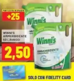 Risparmio Casa WINNI'S Ammorbidente 50 lavaggi offerta