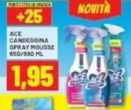 Risparmio Casa Ace candeggina spray mousse offerta