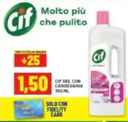Risparmio Casa CIF Gel con candeggina offerta