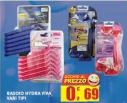 Maury's Rasoio hydra viva vari tipi offerta