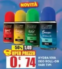 Maury's Hydra viva deo roll-on vari tipi offerta