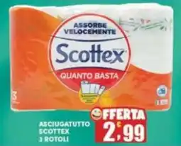 Maury's Asciugatutto scottex 3 rotoli offerta