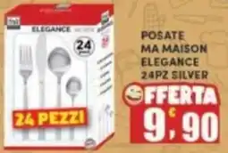 Maury's MAISON posate ma maison elegance 24pz silver offerta