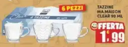 Maury's Tazzine MA MAISON 6 pezzi offerta
