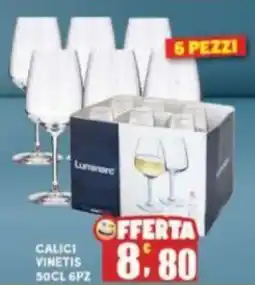 Maury's Luminarc Calici vinetis 6pz offerta