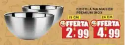 Maury's Ciotola ma maison premium inox offerta