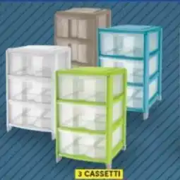 Maury's Cassettiera bambu blu/talpa/ bianca/lime offerta