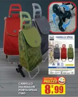 Maury's Carrello ma maison porta spesa ciao offerta