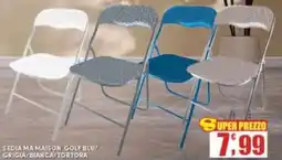 Maury's Sedia ma maison golf blu/ grigia/bianca/tortora offerta