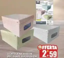 Maury's Scatola ma maison PVC shape 50x39x24 cm offerta