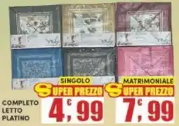 Maury's Completo letto platino Singolo offerta