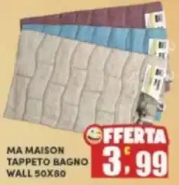 Maury's Ma maison tappeto bagno wall 50x80 offerta
