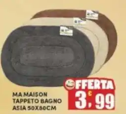 Maury's Mamaison tappeto bagno asia 50x80cm offerta
