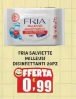 Maury's Fria salviette milleusi disinfettanti 20pz offerta