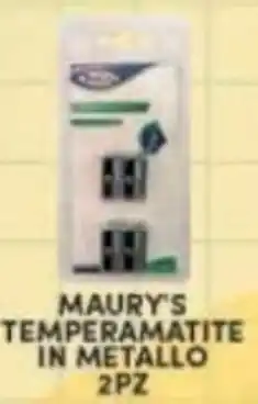 Maury's Maury's temperamatite in metallo 2pz offerta