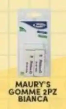 Maury's Maury's gomme 2pz bianca offerta