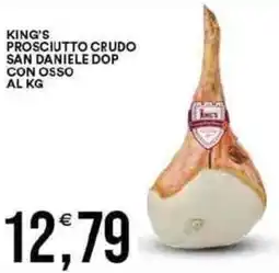 Vantaggio Cash&Carry King's prosciutto crudo san daniele dop con osso al kg offerta