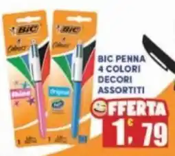 Maury's Bic penna 4 colori decori assortiti offerta