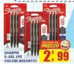 Maury's Sharpie s-gel 3pz colori assortiti offerta
