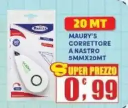 Maury's Maury's correttore a nastro 5MMX20MT offerta