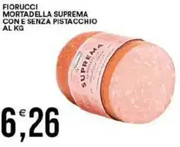 Vantaggio Cash&Carry Fiorucci mortadella suprema cone senza pistacchio al kg offerta