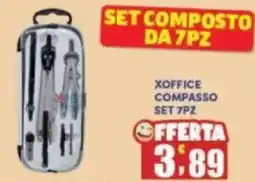 Maury's Xoffice compasso set 7pz offerta