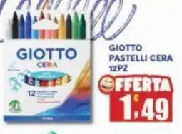 Maury's Giotto pastelli cera 12pz offerta