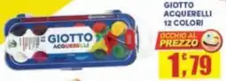 Maury's Giotto acquerelli 12 colori offerta