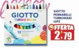 Maury's Giotto pennarelli turbomaxi 12pz offerta