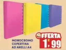 Maury's Monocromo copertina AD anelli A4 offerta