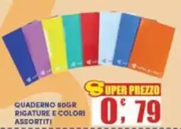 Maury's Quaderno sogr rigature e colori assortiti offerta