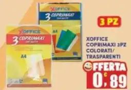 Maury's Xoffice coprimaxi 3pz colorati/ trasparenti offerta