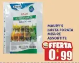 Maury's Maury's busta forata misure assortite offerta