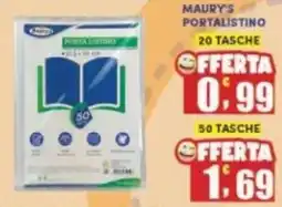 Maury's Maury's portalistino 20 tasche offerta