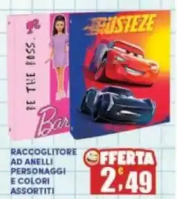 Maury's Raccoglitore ad anelli personaggi e colori assortiti offerta