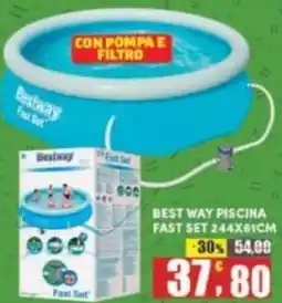 Maury's Best way piscina fast set 244x61cm offerta