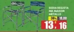 Maury's Sedia regista ma maison metallo offerta