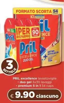 Acqua & Sapone PRIL excellence lavastoviglie offerta