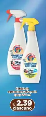 Acqua & Sapone Chanteclair Sgrassatore Universale offerta