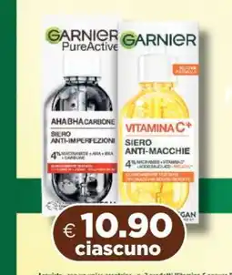Acqua & Sapone Garnier PureActive AHABHA Carbone / Garnier Vitamina C+ offerta