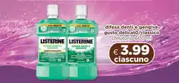 Acqua & Sapone Listerine Difesa Denti e Gengive offerta