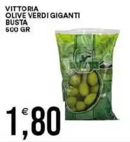 Vantaggio Cash&Carry Vittoria olive verdi giganti busta offerta