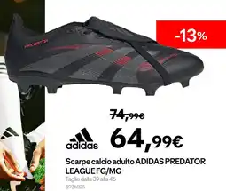 Decathlon Scarpe calcio adulto ADIDAS PREDATOR LEAGUE FG/MG offerta