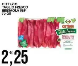 Vantaggio Cash&Carry Citterio taglio fresco bresaola IGP offerta