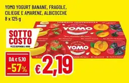 Famila Yomo yogurt banane, fragole, ciliegie e amarene, albicocche offerta