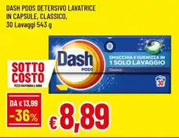 Famila Dash pods detersivo lavatrice in capsule, classico offerta