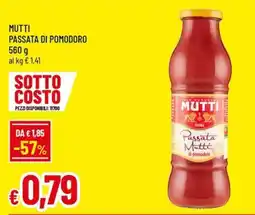Famila Mutti passata di pomodoro offerta