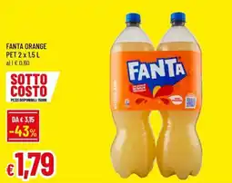 Famila Fanta orange pet offerta
