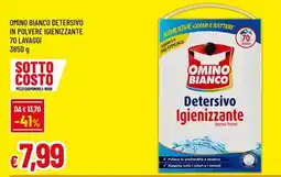 Famila Omino bianco detersivo in polvere igienizzante offerta