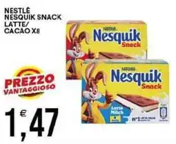 Vantaggio Cash&Carry Nestlé nesquik snack latte/ cacao x8 offerta